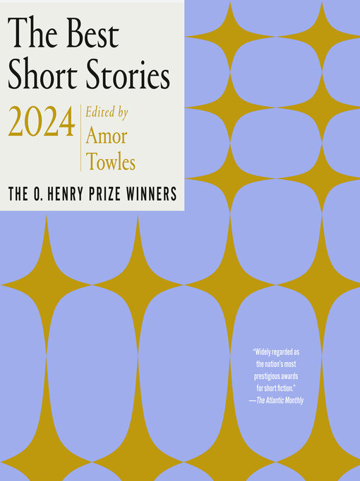 Title details for The Best Short Stories 2024 by Amor Towles - Wait list